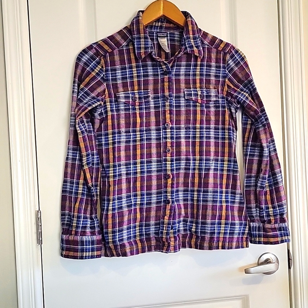 Patagonia Women's Long Sleeve 100% Cotton Flannel Sz S